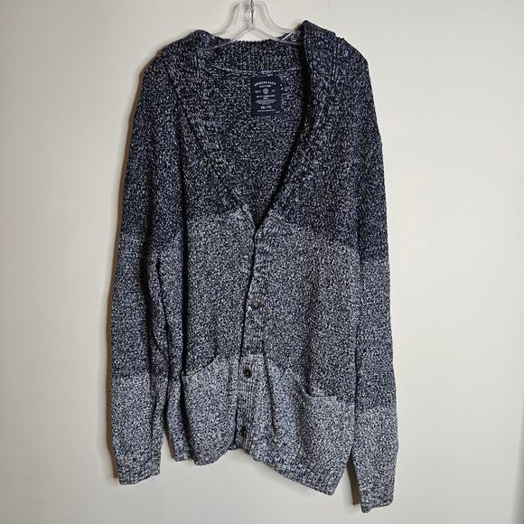 American Eagle Grey Shawl Cardigan Size XXL - Picture 1 of 6